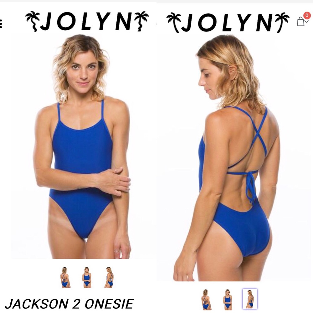 Blue Jolyn Jackson Onsie